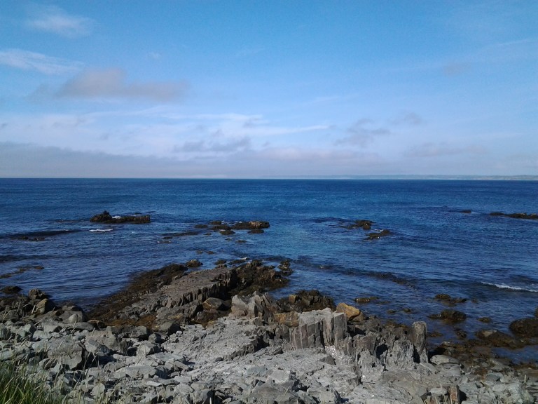 There are whales out there....maybe not on top....New Melbourne, NL