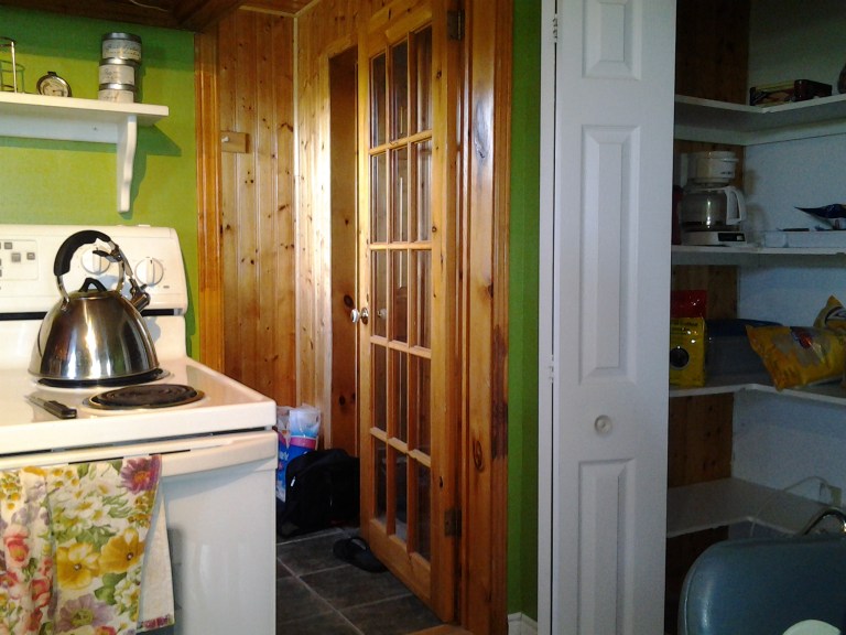 Pantry and kitchen