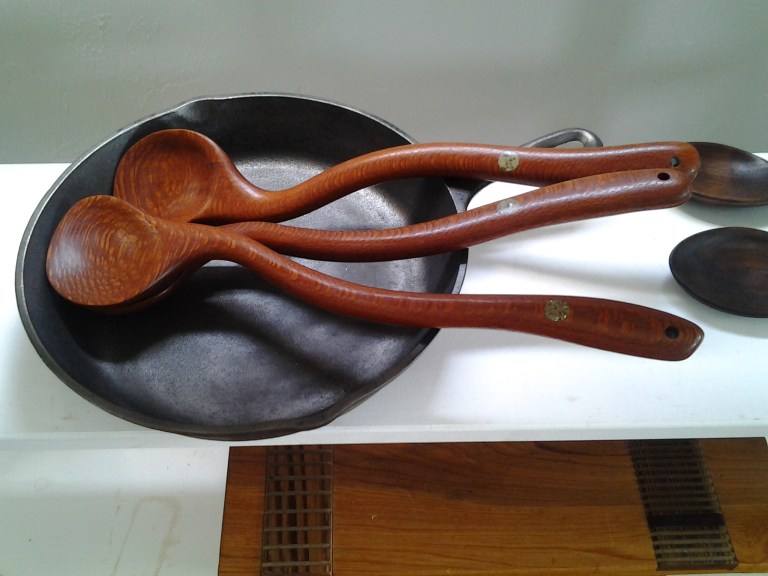 Wooden spoons by Terrance Howell