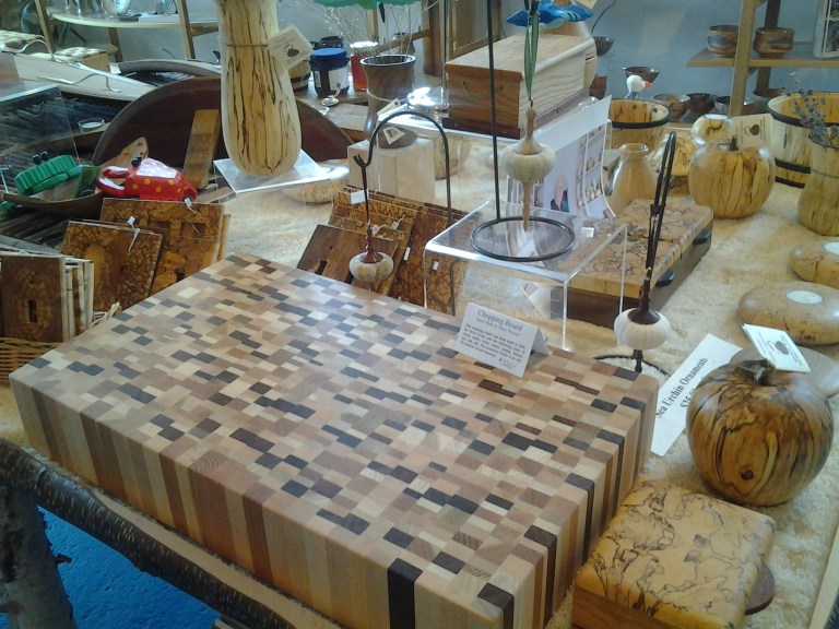 Woodworking available at Kings Point Pottery Gallery, NL