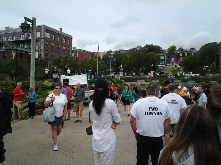 Two Townies, Rowers for the St. John's crowd.