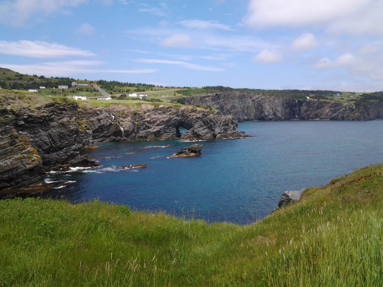 Burnt  Point, NL sea arch