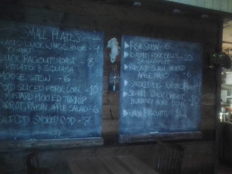 Small plates selections