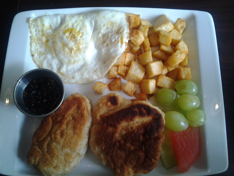 Breakfasts at Oliver's, Water Street, St. John's.