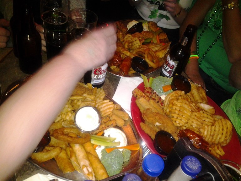 Shamrock City Pub shares the kitchen with Jungle Jim's restaurant. An excellent idea and the food is consistent pub grub. We all ordered Pot of Gold platters. Did I mention that I only ate half of the hot turkey platter at lunch?