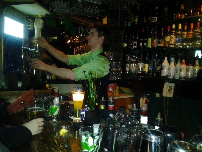 Michael S. rocks the upstairs bar at Christian's on George Street, St. John's.