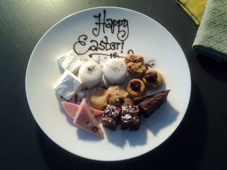 Left in Room 17  by the Easter Bunny while we dined in the Fogo Island Inn.