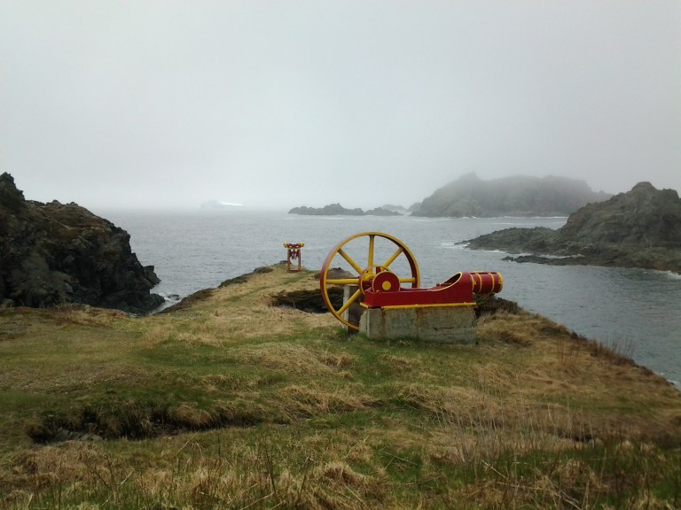 Iceberg in the distance, Nanny's Hole near Twillingate, NL May 25, 2014