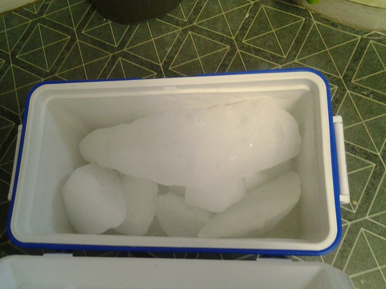 Iceberg ice