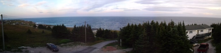 View from the deck of the Inn at the Cape, NL
