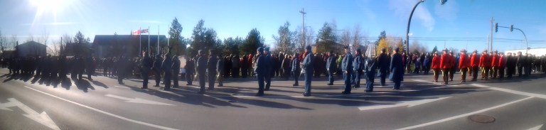 Remembrance Day 2014, Gander, NLO