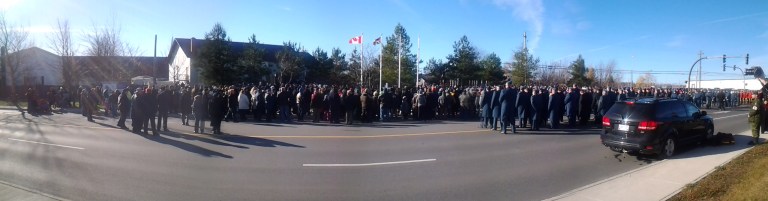 Remembrance Day, Gander, 2014