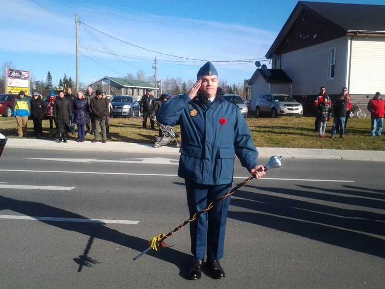And one of my favorite guys in uniform. You make me proud! Remembrance Day, Gander, 2014