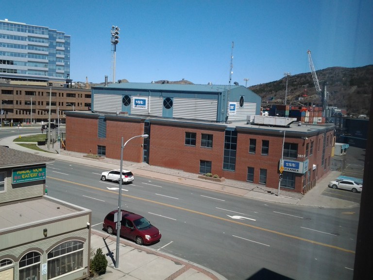 Third floor view, JAG Hotel, St. John's.